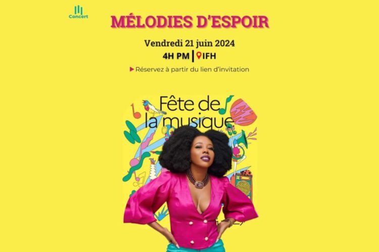 Concert mélodies d'espoir : L'Institut Français prévoit de célébrer la musique avec Darline Desca