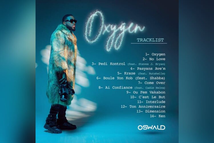 Oxygen" de Oswald : La tracklist de l'album dévoilé