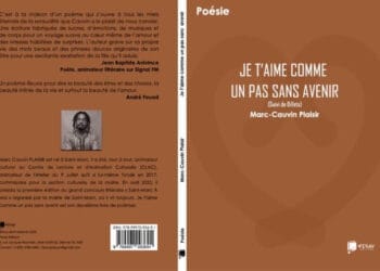 Marc-Cauvin Plaisir publie son deuxième livre de poésie