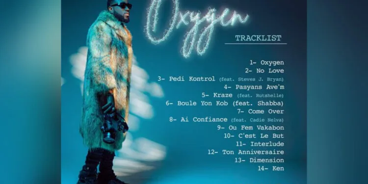 Oxygen" de Oswald : La tracklist de l'album dévoilé