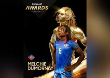 Melchie Dumornay en lice pour le prix de la meilleure joueuse de la Concacaf 2024
