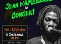 Jean D’Amérique annoncé en concert en Haïti 