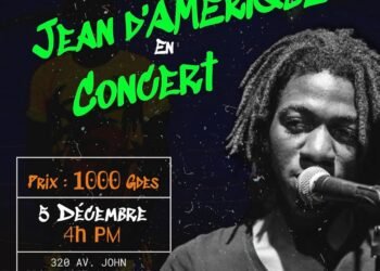 Jean D’Amérique annoncé en concert en Haïti 